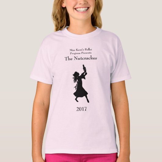 Aviano-Ballett-Programm-Mädchen-Nussknacker-T - T-Shirt (Vorderseite)