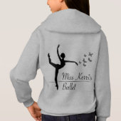 Aviano-Ballett-Programm-Mädchen-ZipHoodie Hoodie (Rückseite)
