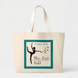 Aviano-Ballett-Programm-Tanz-Tasche (groß) Jumbo Stoffbeutel