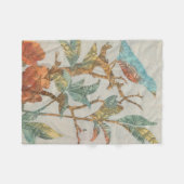 Aviäre Collage I Fleecedecke (Vorderseite (Horizontal))