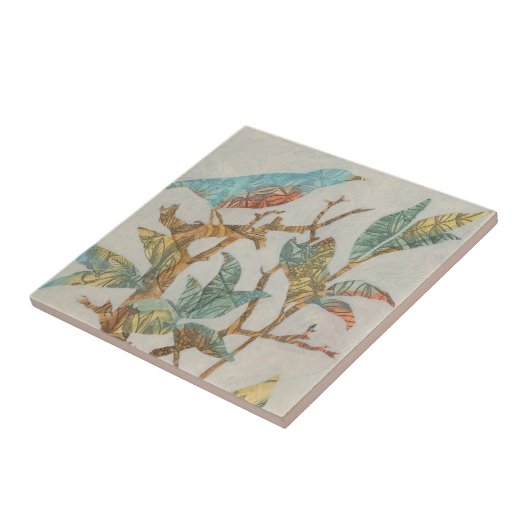 Aviäre Collage I Fliese (Seite)