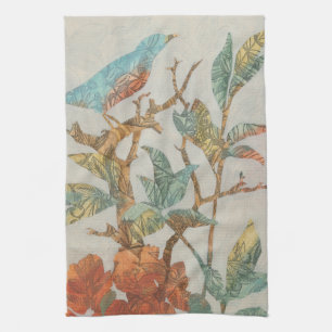 Aviäre Collage I Geschirrtuch