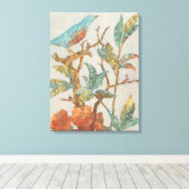 Aviäre Collage I Leinwanddruck (Insitu (Holzboden))