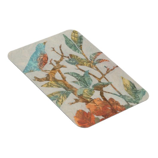 Aviäre Collage I Magnet (Rechte Seite)