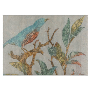 Aviäre Collage I Schneidebrett