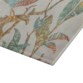 Aviäre Collage I Schneidebrett (Ecke)