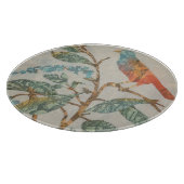 Aviäre Collage II Schneidebrett (Ecke)