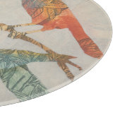 Aviäre Collage II Schneidebrett (Ecke)