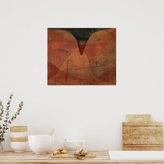 Aviäre Evolution von Paul Klee Poster (Küche)