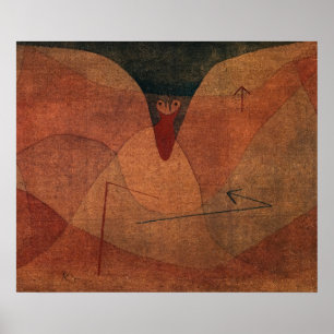 Aviäre Evolution von Paul Klee Poster