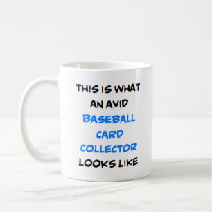 aviärer Baseballkartenkollektor Kaffeetasse