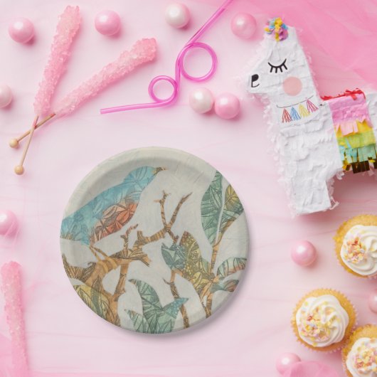 Aviary-Collage I Pappteller (Party)