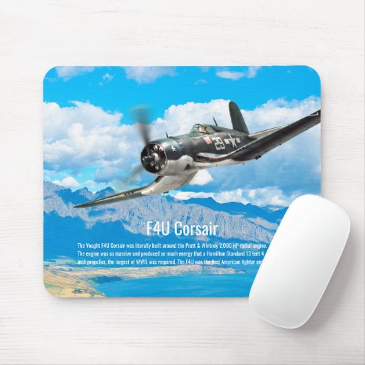 Aviation Art Mousepad "F4U Corsair" (Mit Mouse)
