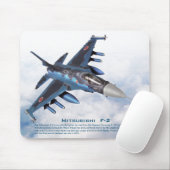 Aviation Art Mousepad "Mitsubishi F-2" (Mit Mouse)