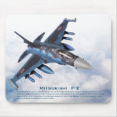 Aviation Art Mousepad "Mitsubishi F-2" (Vorne)
