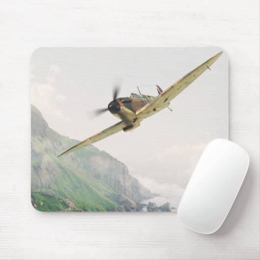 Aviation Art Mousepad "The Spitfire Mk.I. (Mit Mouse)