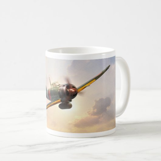 Aviation Art mug "A6M Zero" Kaffeetasse (VorderseiteRechts)