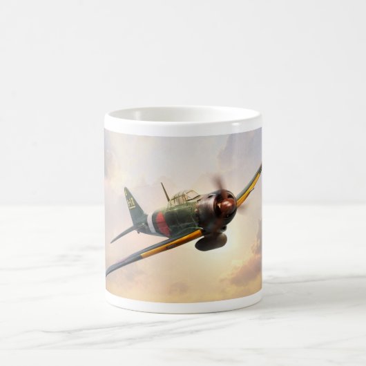 Aviation Art mug "A6M Zero" Kaffeetasse (Mittel)