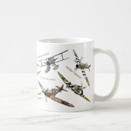 Aviation Art mug "A British fighters" Kaffeetasse