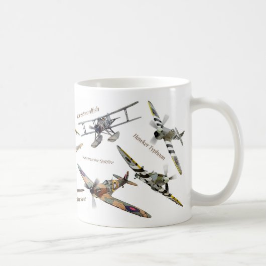 Aviation Art mug "A British fighters" Kaffeetasse (Rechts)