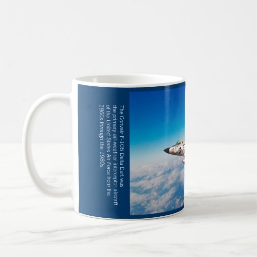 Aviation Art mug "Convair F-106 Delta Dart" Kaffeetasse (Links)