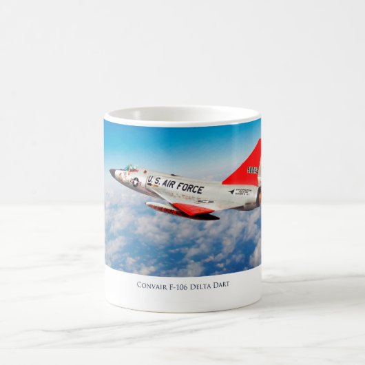 Aviation Art Mug "Convair F-106 Delta Dart" Kaffeetasse (Mittel)