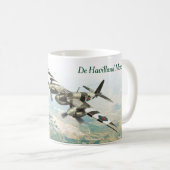 Aviation Art Mug "De Havilland Mosquito" Kaffeetasse (VorderseiteRechts)