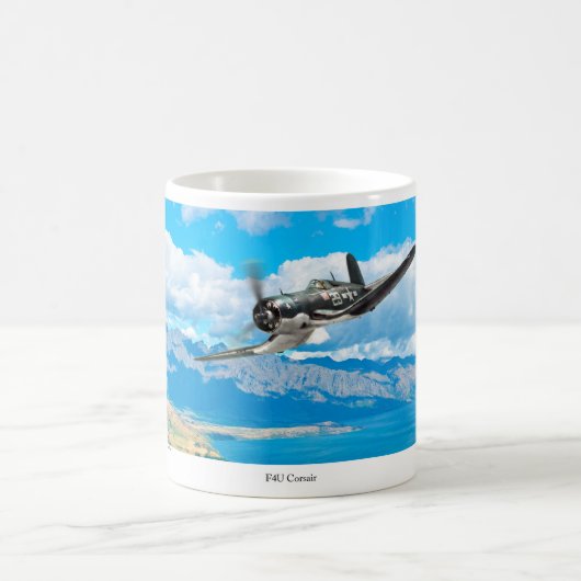 Aviation Art mug "F4U Corsair" Kaffeetasse (Mittel)
