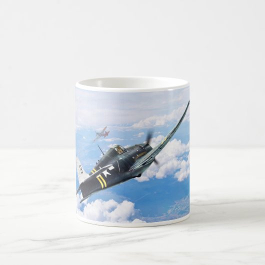 Aviation Art mug "F6F Hellcat" Kaffeetasse (Mittel)