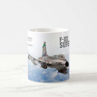 Aviation Art Mug "F-100 Super Sabre" Kaffeetasse