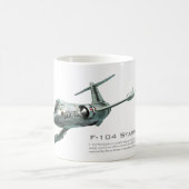 Aviation Art Mug "F-104 Starfighter" Kaffeetasse (Mittel)