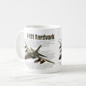 Aviation Art mug "F-111 Aardvark" Kaffeetasse (Vorderseite Links)