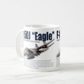 Aviation Art mug "F-15DJ Eagle"イーグル Kaffeetasse (Vorderseite Links)