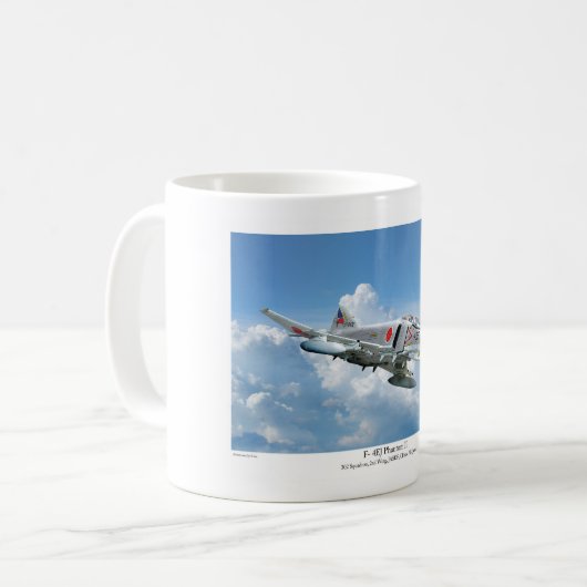 Aviation Art Mug "F- 4EJ Phantom II" Kaffeetasse (Vorderseite Links)