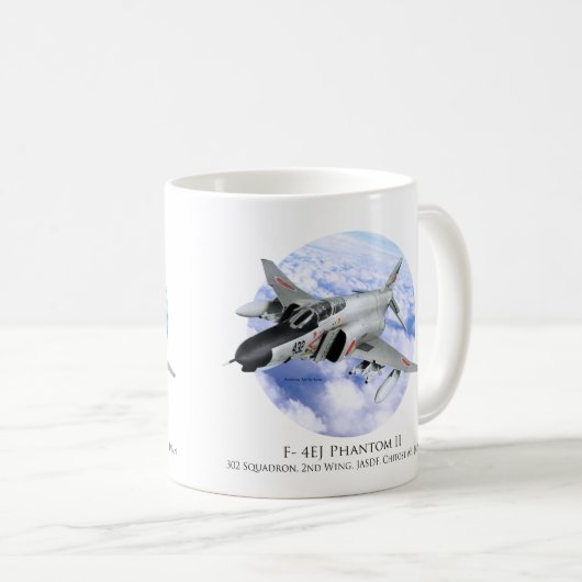 Aviation Art Mug "F- 4EJ Phantom II" Kaffeetasse (VorderseiteRechts)