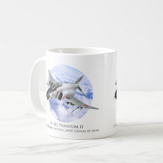 Aviation Art Mug "F- 4EJ Phantom II" Kaffeetasse (Vorderseite Links)