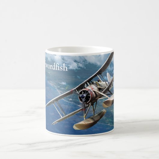 Aviation Art Mug "Fairey Swordfish" Kaffeetasse (Mittel)