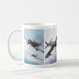 Aviation Art Mug "Fighter of World War II" Kaffeetasse