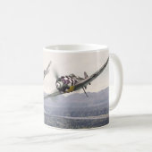 Aviation art mug"Fw190" Kaffeetasse (VorderseiteRechts)