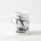 Aviation Art mug "Japanese float planes" Kaffeetasse (Mittel)