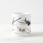Aviation Art Mug "Japanese warplane of WWII" Kaffeetasse (Mittel)
