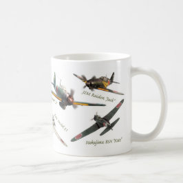 Aviation Art Mug "Japanese warplane of WWII" Kaffeetasse