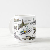 Aviation Art mug "Jet fighter" Kaffeetasse (Vorderseite Links)