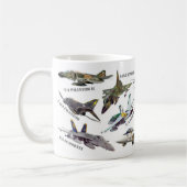 Aviation Art mug "Jet fighter" Kaffeetasse (Links)