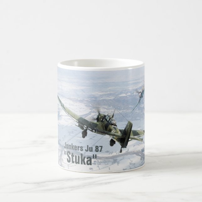 Aviation Art Mug " Junkers Ju 87 Stuka " Kaffeetasse (Mittel)
