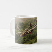 Aviation Art mug "Lockheed P-38 Lightning" Kaffeetasse (Vorderseite Links)