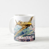 Aviation Art Mug "Macchi C.202 Folgore" Kaffeetasse (Vorderseite Links)