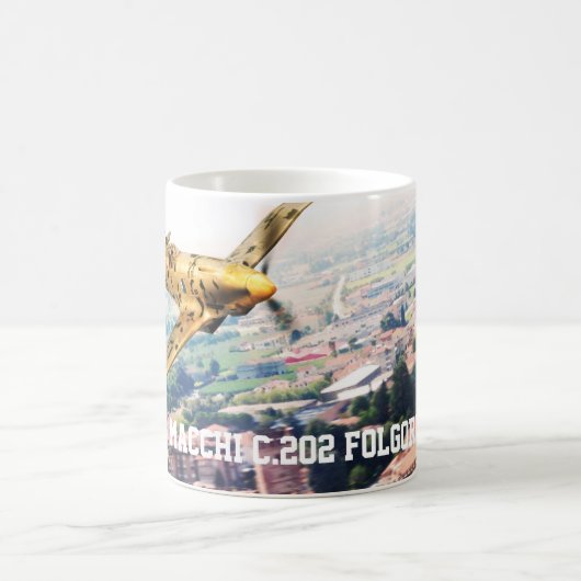 Aviation Art Mug "Macchi C.202 Folgore" Kaffeetasse (Mittel)