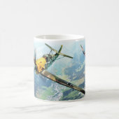 Aviation Art mug "Messerschmitt Bf 109" Kaffeetasse (Mittel)