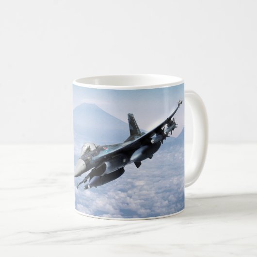 Aviation Art Mug "Mitsubishi F-2" Kaffeetasse (VorderseiteRechts)